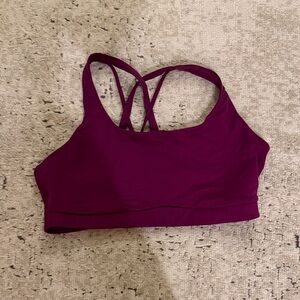Lululemon Energy *Evolve Strappy Sports Bra - Chilled Grape